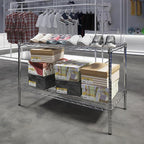 Regal Altair 21" Deep x 42" Wide x 27" Height Wire Shelving Kit | 2-Tier | NSF Commercial Storage Rack Unit