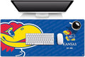 YouTheFan NCAA Kansas Jayhawks Logo Series Desk Pad