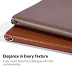 CAGIE Lined Journal Notebook for Men & Women,176 Pages A5 Medium Size Softcover Leather Journals for Writing,Travel,Business,Work & School, 100 GSM Thick Paper (5.7'' x 8.3'') (Taupe)