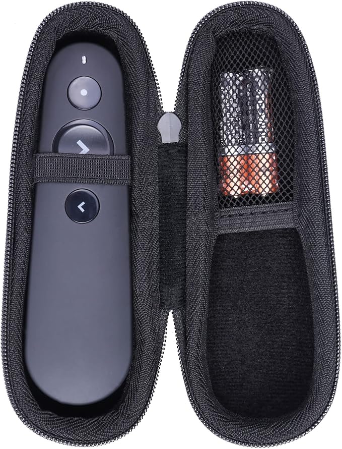co2CREA Hard Case Replacement for Logitech Wireless Presenter R500s R500 Presentation Remote Clicker Pointer