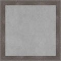 Amanti Art Grey Framed Magnetic Board 19x19 Small Vision Board for use with Magnets, 100% Metal Sheet to Display Items as Office Decor or for Home Organization in mudroom, Kitchen or Kids Room