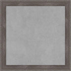 Amanti Art Grey Framed Magnetic Board 19x19 Small Vision Board for use with Magnets, 100% Metal Sheet to Display Items as Office Decor or for Home Organization in mudroom, Kitchen or Kids Room