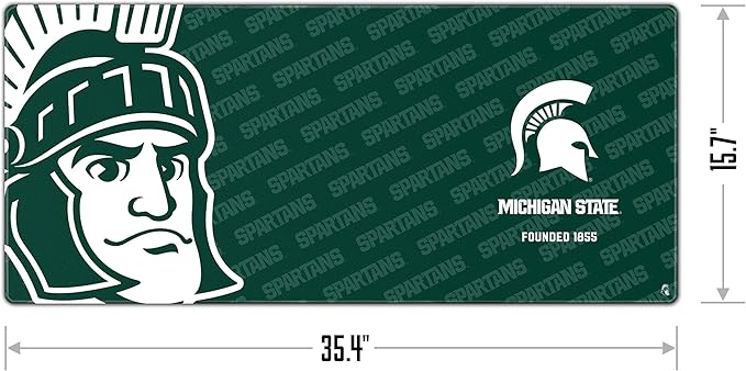 YouTheFan NCAA Michigan State Spartans Logo Series Desk Pad