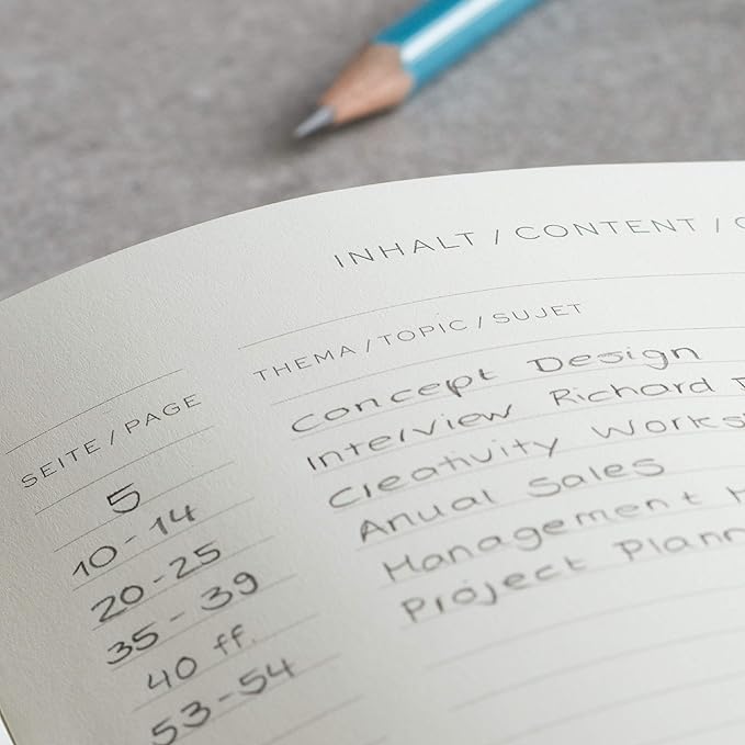 LEUCHTTURM1917 - Notebook Hardcover Master Slim A4+ - 123 Numbered Pages for Writing and Journaling (Sage, Ruled)