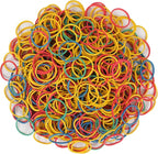 Rubber Bands Size#10 Elastic Rubber Band Multicolor 750pcs small Rubber Bands for Office Supplies School Home