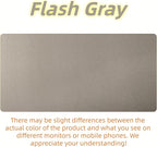 Bloss Pearl Gray Desk Mat 31.5"x15.7", Desk Matt for Desktop, Waterproof Large Desk Pad, Computer Mat for Office/Home/Decor/Christmas Desk Mat