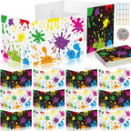 Cinrobiye 24 Pcs Inspirational Privacy Folders Standard for Students Cardboard Shields Test Privacy Boards Motivational Words Desk Dividers Shield for Classroom School Study Supplies (Ink)
