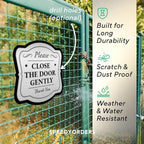 Custom Decorative Outdoor Metal Sign, Personalized Aluminum Driveway Sign, Waterproof, Made In USA, Design 3 Metallic Silver 8x8 In