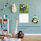 2026 Wall Calendar,Calendar 2026, November 2025 - December 2026, Wall Calendar Pigs & Piglets, 12" x 24" Opened,Full Page Months Thick & Sturdy Paper for Gift Perfect Calendar Organizing & Planning