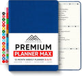 Undated, 2026 Planner, 8.5" x 11" - The #1 Productivity Planner to Achieve Your 2026 Goals - Planner 2026-2027 by PRODUCTIVITY STORE (A4, NAVY)