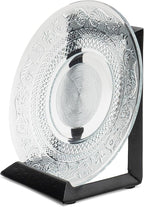 Red Co. 8” Decorative Metal Display Plate Stand and Art Holder Easel in Black Finish