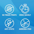 MiracleWipes for Electronics Cleaning - Screen Wipes Designed for TV, Phones, Monitors and More - Includes Microfiber Towel - (60 Count)