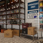 Regal Altair 21" Deep x 24" Wide x 8" Height Wire Shelving Kit | 1-Tier | NSF Commercial Storage Rack Unit