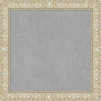 Amanti Art Silver Framed Magnetic Board 14x14 X-Small Vision Board for use with Magnets, 100% Metal Sheet to Display Items as Office Decor or for Home Organization in mudroom, Kitchen or Kids Room