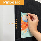 Large Cork Board Tiles for Wall with Push Pins, Removable 36" x 24" Bulletin Board Sets, Adhesive Pin Board | Magrowill 6 Packs Felt Panels for Office Home Classroom Dorm Interior Wall Decor