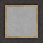 Amanti Art Black Framed Magnetic Board 17x17 X-Small Vision Board for use with Magnets, 100% Metal Sheet to Display Items as Office Decor or for Home Organization in mudroom, Kitchen or Kids Room
