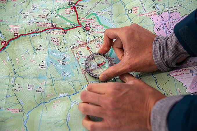 Coghlan’s Outdoor Compasses – Lightweight, Durable Navigation Tools for Hiking, Camping, Orienteering & Survival with Map, Wrist, Lensatic, LED, and Carabiner Options