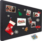 Yunihome Large Bulletin Board - Foldable 36x48 Inches Cork Board Alternative with 20 Push Pins, 3' x 4' Self-Adhesive Felt Bulletin Board for Wall, Home Office Classroom Decor
