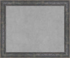 Amanti Art Grey Framed Magnetic Board 19x23 Small Vision Board for use with Magnets, 100% Metal Sheet to Display Items as Office Decor or for Home Organization in mudroom, Kitchen or Kids Room