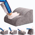 OpyTikar Foot Rest for Under Desk at Work.Multifunctional 3-Tier Foot Stool,with Washable Footrest.for Under Desk,Office Chair Gaming Chair & Sofa,Leg Elevation Pillow,Supports Posture (Grey)