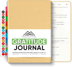 Gratitude & Self-Care Journal - Guided Mindfulness & Mental Health Journal All-in-One with Prompts for Self Discovery - Daily Journal for Men & Women by PRODUCTIVITY STORE (A5, Cream)