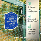 Custom Decorative Outdoor Metal Sign - Personalized Aluminum Driveway Sign, Waterproof, Made In USA - Design 3 Blue Steel 24x24 In