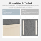 Amantech 12 Pack Acoustic Panels Self Adhesive Sound Proof Foam, High Density Sound Acoustic Panel, 12X12X0.4 Inch Square Panels in Home, Office, Reccording Room, Studio,and more(Moonlight Grey)