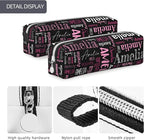Custom Pencil Case, Customized Pencil Pouch With Zipper, Durable Personalized Pencil Bag, Stationery Desk Organizer Bags For Teens Boy Girls Kids Women