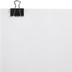 Amazon Basics Binder Paper Clips, Medium Clip (Small Box), 24 Count, 2 Pack of 12, Black