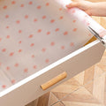 Cherry Blossom Shelf Liner - Non-Adhesive Drawer & Cabinet Liner, Non-Slip Waterproof Kitchen Shelf Paper,Pink Decorative Floral Refrigerator Liner, Easy to Cut & Clean