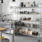 Regal Altair 18" Deep x 54" Wide x 74" Height Wire Shelving Kit | 5-Tier | NSF Commercial Storage Rack Unit