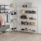 Regal Altair 18" Deep x 54" Wide x 74" Height Wire Shelving Kit | 5-Tier | NSF Commercial Storage Rack Unit
