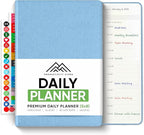 Daily Planner 2026 (5" x 8") - The Ultimate Daily Workflow Planner with Hourly Schedule & Task List to Achieve Your Goals by PRODUCTIVITY STORE (A5, Blue)