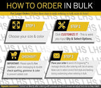 Custom Name Plate for Doors, with Choice of Mounting Holders for Walls, Doors, Cubicles, Hanging and More - Personalized Black Plastic Red Letters - USA Made 2x6 - B19