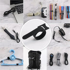 Nettbe Reusable Cable Ties, 210 PCS 6 Inches Adjustable Cord Straps Wire Organizer Cord Wrap and Hook Loop Cable Management