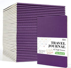 feela 36 Pack Soft Cover Journal Bulk, Lined Blank Travel Journal for Women Men Writing, Notebooks College Ruled for Work, Note Taking Notebook School Business Supplies, 8.2” x 5.5”, A5, Dark Purple