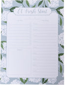 Graphique Daily To-Do List Notepad, 150 Tear-Away Sheets, Floral Task Planner, Daily Organizer with Hourly Schedule, Notes Writing Pad, 6” x 8”
