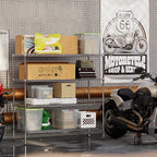 Regal Altair 21" Deep x 54" Wide x 54" Height Wire Shelving Kit | 4-Tier | NSF Commercial Storage Rack Unit