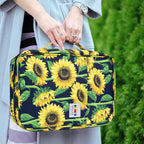 YOUSHARES 300 Slots Color Pencil Case - Pencil Holder with Handy Wrap & Zipper, Multilayer Holder for Prismacolor Colored Pencils & Gel Pen (Sunflower)