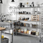 Regal Altair 18" Deep x 60" Wide x 74" Height Wire Shelving Kit | 5-Tier | NSF Commercial Storage Rack Unit