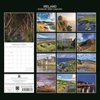 The Gifted Stationery 2026 Square Wall Calendar, Ireland, 16-Month Passport Collection Theme Hanging Calendar with 180 Reminder Stickers, Month Planner for Home, or Creative Spaces, 12x12 In