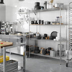 Regal Altair 21" Deep x 54" Wide x 74" Height Wire Shelving Kit | 4-Tier | NSF Commercial Storage Rack Unit
