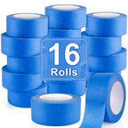 NEOACT 16 Rolls Painters Tape 2 Inch Wide,Multi-Surface No Residue Blue Masking Tape for Walls Painting,Packing,Labeling,DIY Crafts,2 Inch x 55 Yards(880 Yards Total)