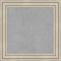 Amanti Art Silver Framed Magnetic Board 26x26 Medium Vision Board for use with Magnets, 100% Metal Sheet to Display Items as Office Decor or for Home Organization in mudroom, Kitchen or Kids Room