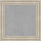Amanti Art Silver Framed Magnetic Board 26x26 Medium Vision Board for use with Magnets, 100% Metal Sheet to Display Items as Office Decor or for Home Organization in mudroom, Kitchen or Kids Room