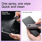 ZERNBER 2 Pcs Screen Cleaner Kit, 3-in-1 Touchscreen Mist Cleaner Spray Bottle Tool & Microfiber Cloth for Phone/Laptop/Tablet/TV/Monitor/Car Screens(Grey)