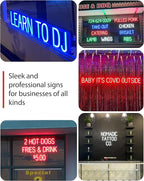 SpellBrite EXIT Sign | Directional Sign with Neon Look, Green LED Light Source | 14.1" x 6.3"