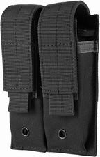 Tactical Single/Double Pistol Mag Pouch Outdoor Molle Open-Top Magazine Pouch for Glock M1911 92F