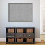 Amanti Art Black Framed Magnetic Board 35x43 X-Large Vision Board for use with Magnets, 100% Metal Sheet to Display Items as Office Decor or for Home Organization in mudroom, Kitchen or Kids Room