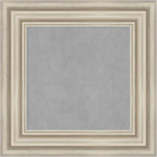 Amanti Art Silver Framed Magnetic Board 18x18 X-Small Vision Board for use with Magnets, 100% Metal Sheet to Display Items as Office Decor or for Home Organization in mudroom, Kitchen or Kids Room